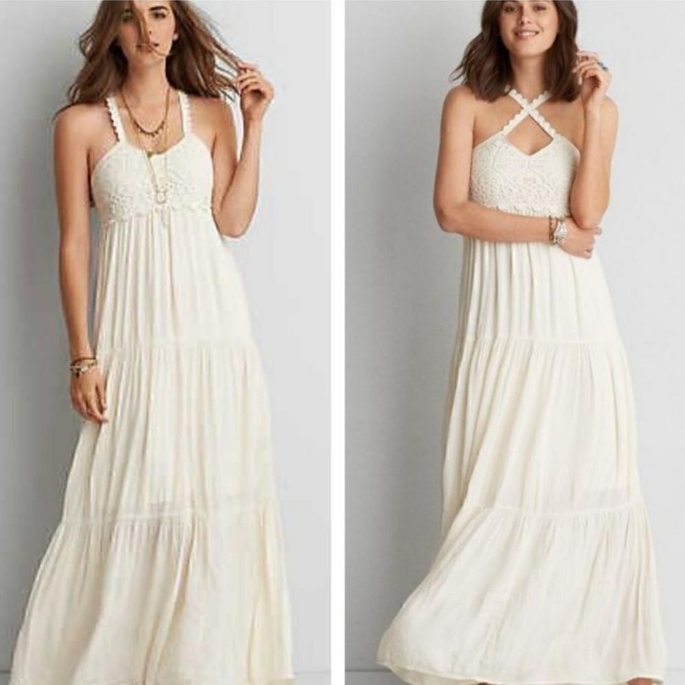 American Eagle Outfitters Crochet/Embroidered Cris Size XS